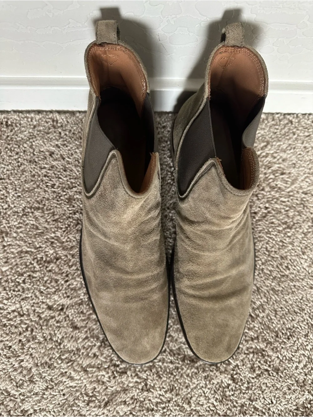 John Varvatos suede chukka